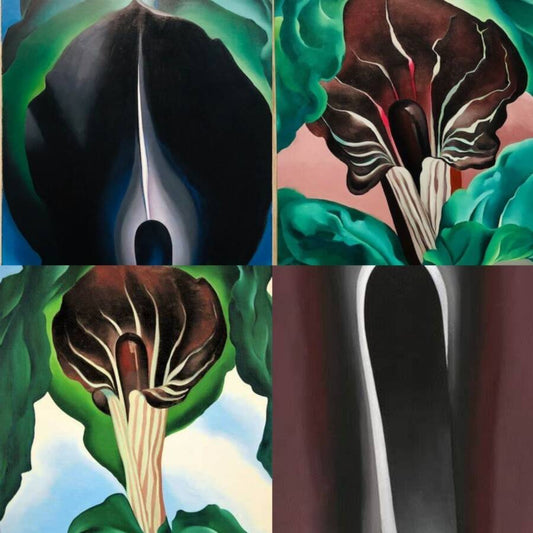 Jack-in-the-Pulpit Series by Georgia O'Keeffe - Street Art Museum Tours