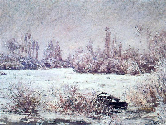 Claude Monet: A Study of Winter's Palette