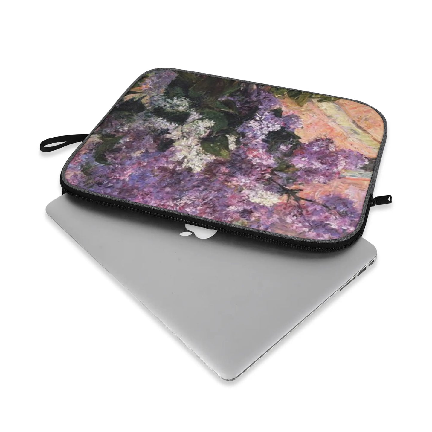 Lilacs on a Window by Mary Cassatt Tablet Sleeve Compatible with Laptop Bag 13 inch 14 inch