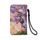 Lilacs in a Window by Mary Cassatt Brown Phone Flip Case PU Leather Cover for Most Mobile Phone Models