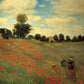Two people in a field of poppies by Claude Monet