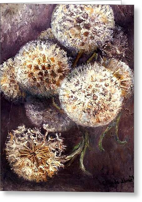 Dandelions by Claude Monet - Greeting Card