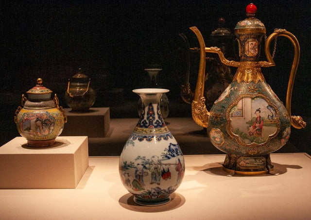 Empress of China Forbidden City Exhibit Gift's to honor porcelain