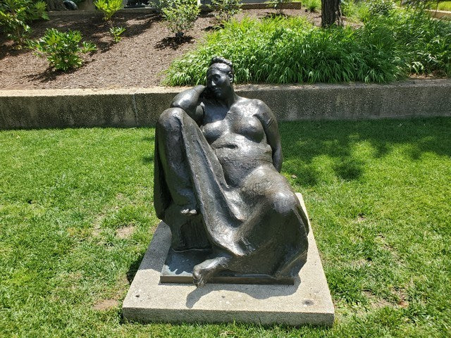 Hirshhorn Sculpture Garden Seated Yucatan Woman by Francisco Zuniga