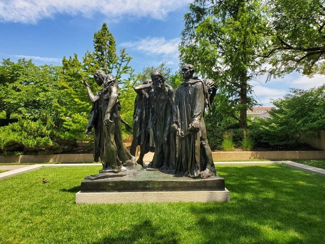 Hirshhorn Sculpture Garden The Burghers of Calais by Auguste Rodin
