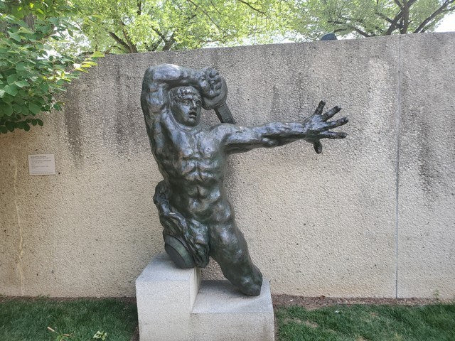 Hirshhorn Sculpture Garden The Great Warrior of Montauban by Emile-Antoine Bourdelle
