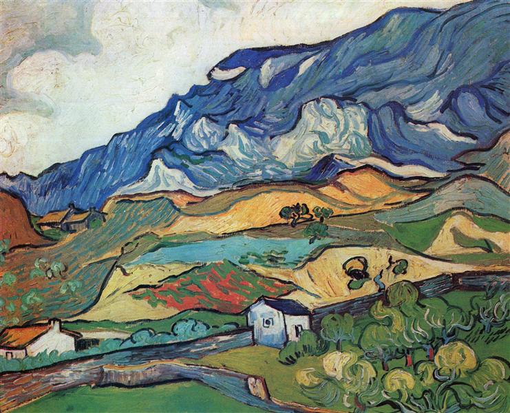 Les Alpilles by Vincent van Gogh