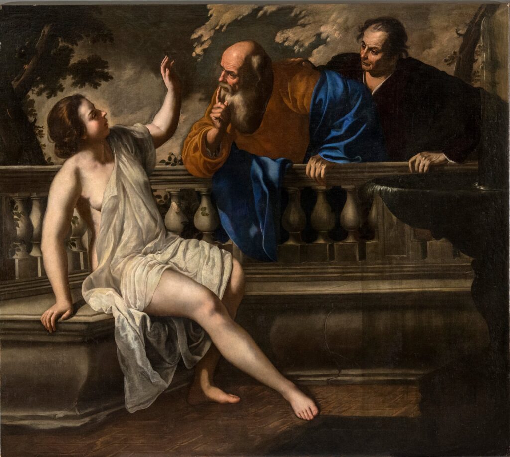 First Painting by Artemisia Gentileschi Susanna an the Elders