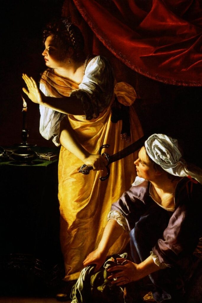 Baroque Style Judith Maidservant by Artemisia Gentileschi