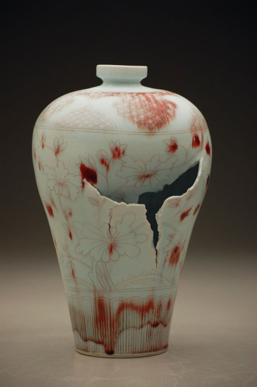 Vase with Peonis by Steven Young Lee