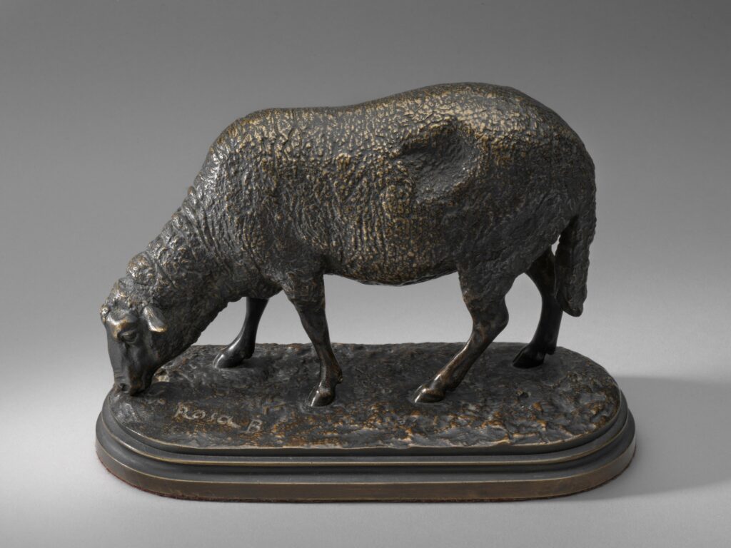 Ewe, or A Grazing Sheep, second half of 19th century by Rosa Bonheur