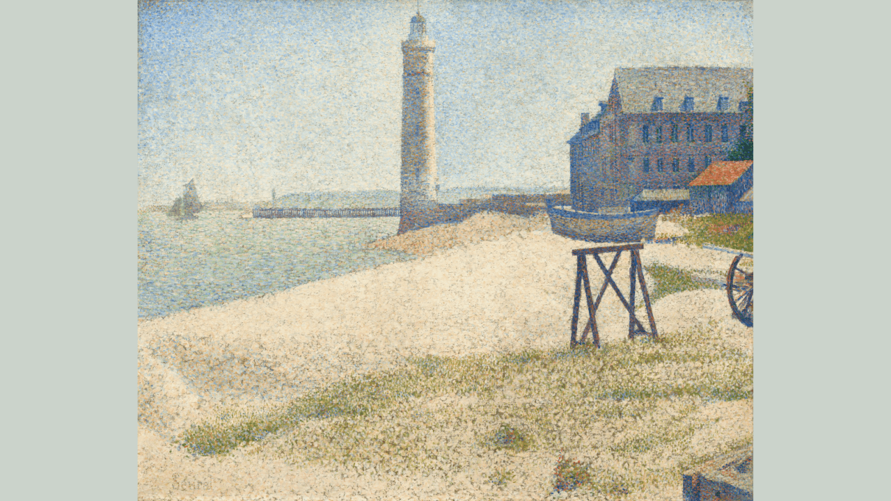 Georges Seurat, The Lighthouse at Honfleur, 1886.