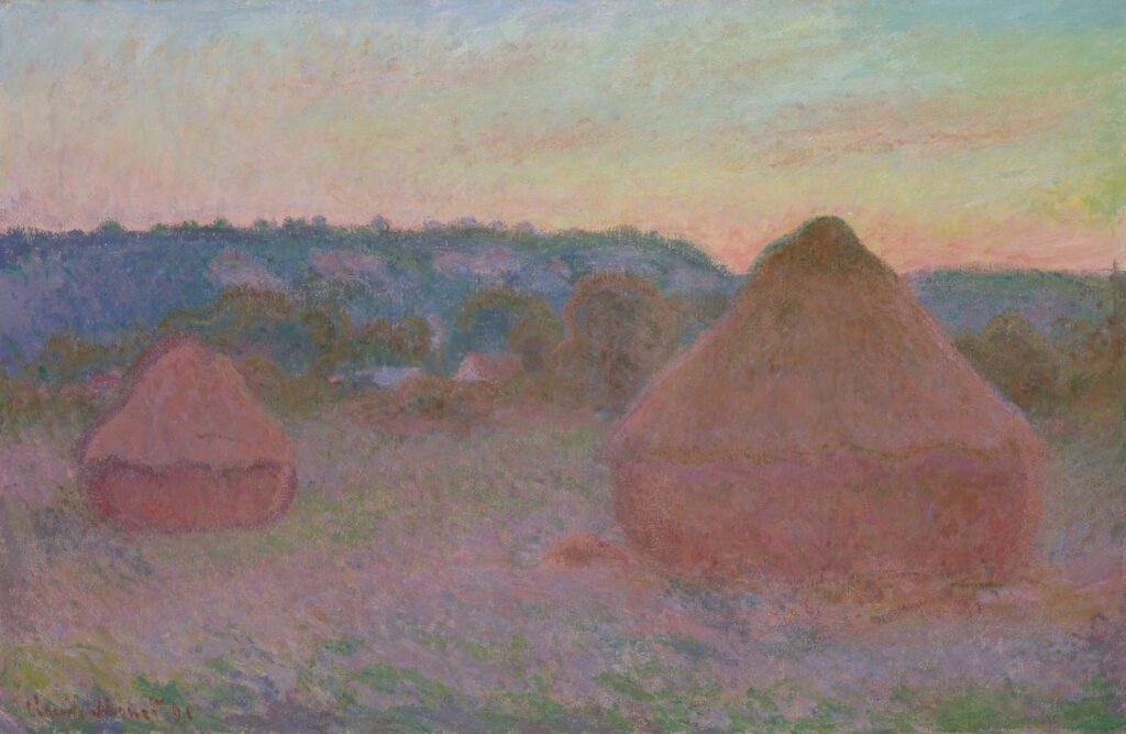 Claude Monet, Stacks of Wheat (End of Day, Autumn), 1890/91
