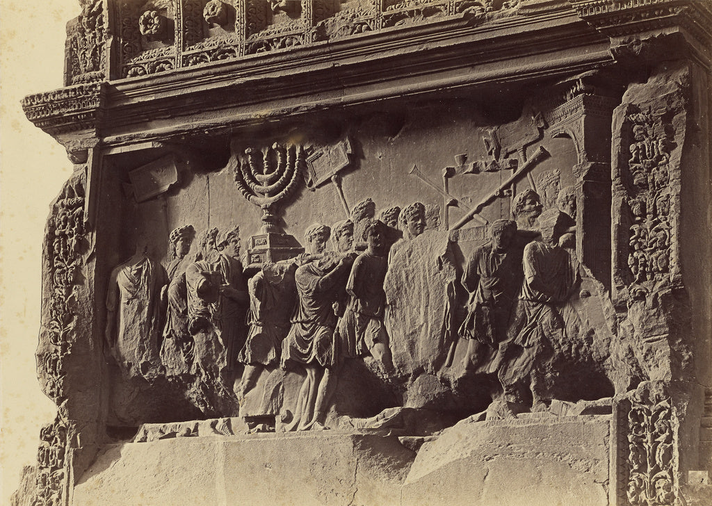 Inside Relief Second Temple’s Menorah.