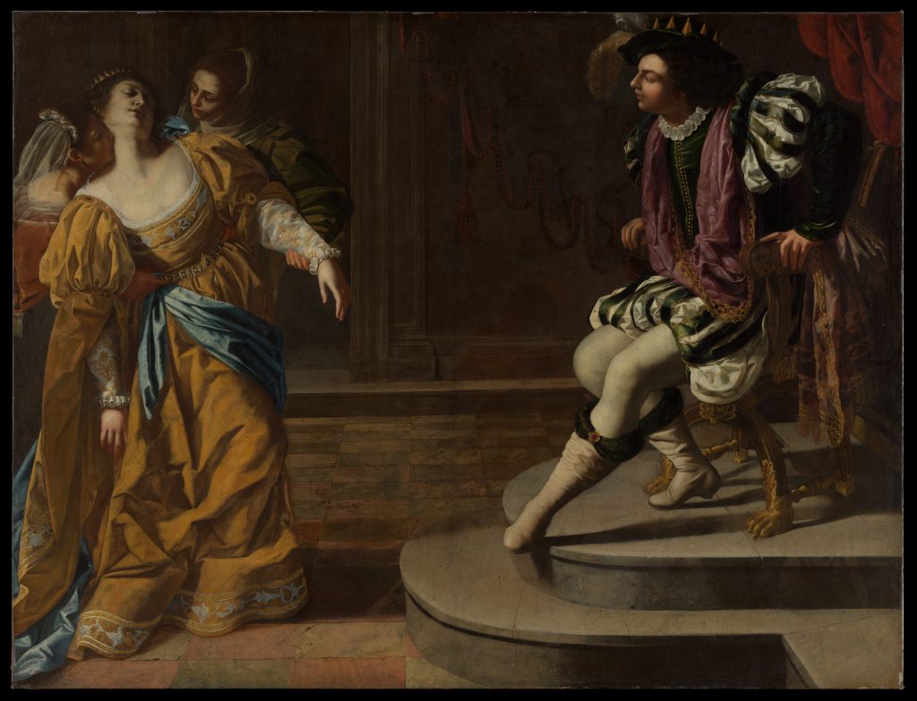 Artemisia Gentileschi, Esther before Ahasuerus.