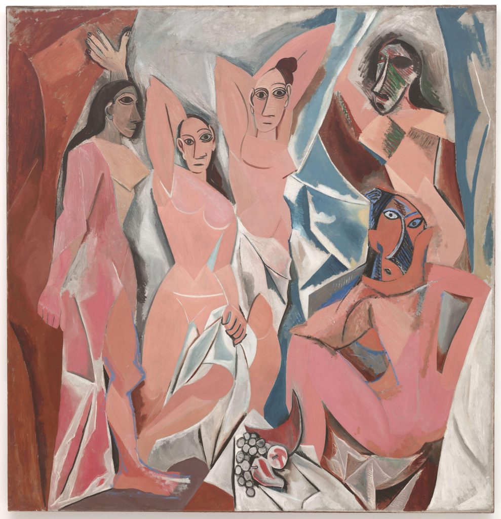 Five Women Picasso Cubism Style