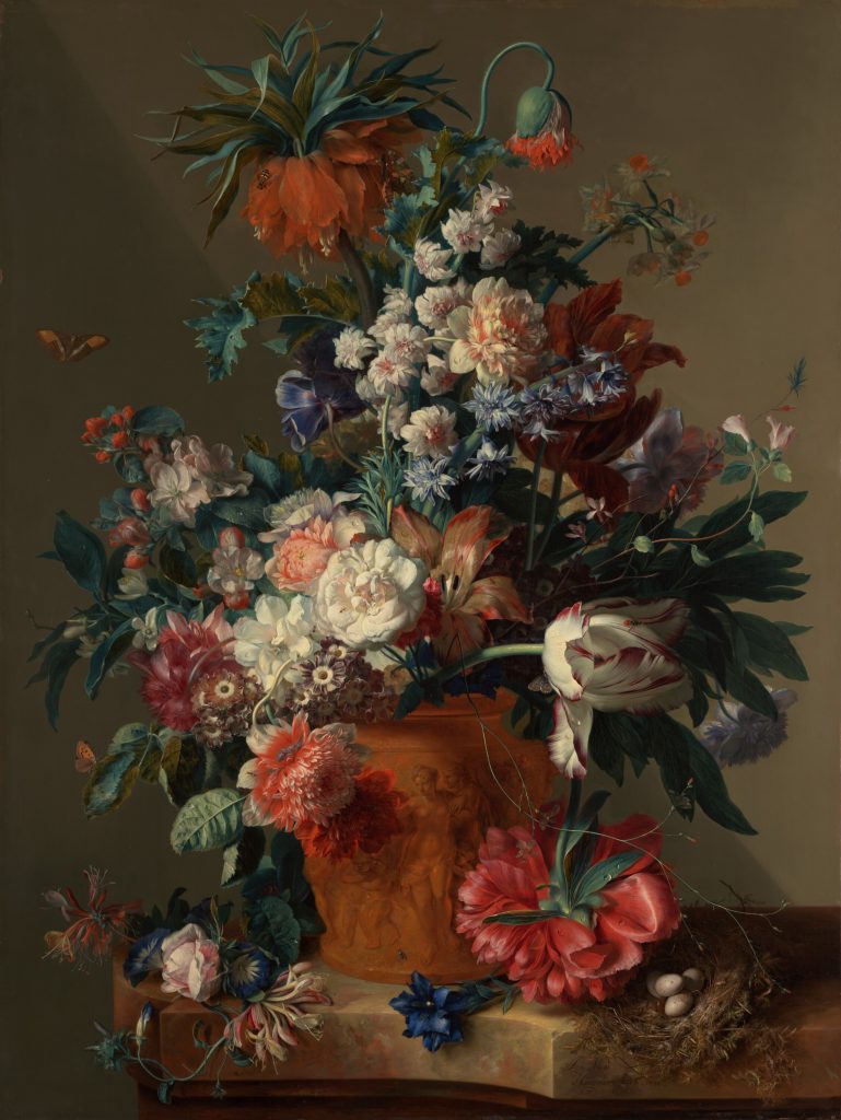 Example of Jan van Huysum Flower Painting